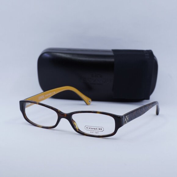 Final Price! Coach Emily HC6001 5055 Havana Eyeglasses 50mm - Picture 1 of 11